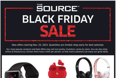 The Source Black Friday Flyer November 25 to December 1, 2021