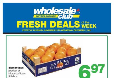 Wholesale Club (ON) Flyer November 25 to December 1