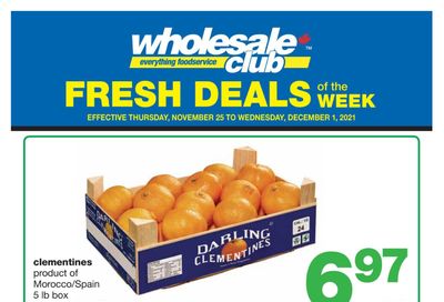 Wholesale Club (Atlantic) Flyer November 25 to December 1