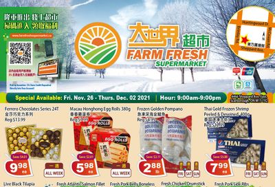 Farm Fresh Supermarket Flyer November 26 to December 2