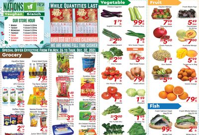 Nations Fresh Foods (Vaughan) Flyer November 26 to December 2