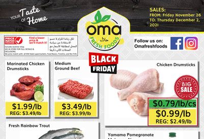 Oma Fresh Foods Flyer November 26 to December 2