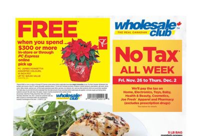 Real Canadian Wholesale Club Flyer November 26 to December 2