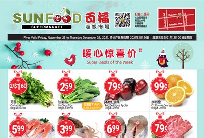 Sunfood Supermarket Flyer November 26 to December 2