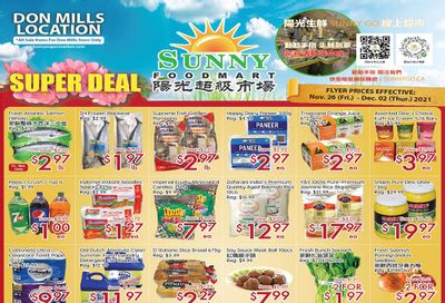 Sunny Foodmart (Don Mills) Flyer November 26 to December 2