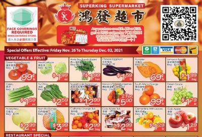 Superking Supermarket (North York) Flyer November 26 to December 2