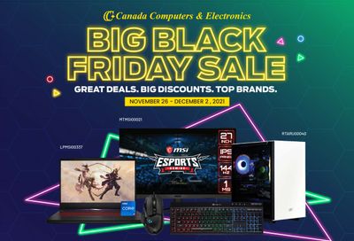 Canada Computers Black Friday Flyer November 26 to December 2, 2021