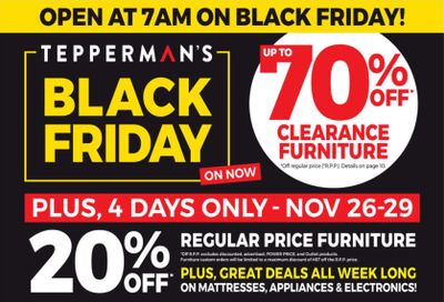 Tepperman's Black Friday Flyer November 26 to December 2, 2021