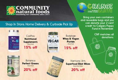 Community Natural Foods Flyer November 25 to December 1