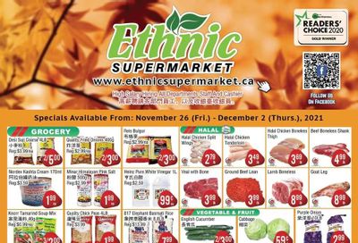 Ethnic Supermarket Flyer November 26 to December 2