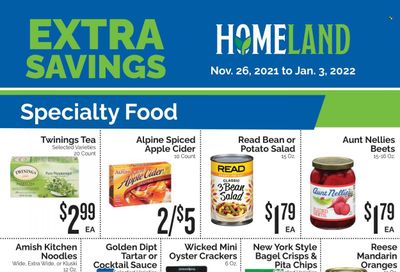 Homeland (OK, TX) Weekly Ad Flyer November 26 to December 3