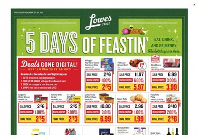 Lowes Foods (NC, SC) Weekly Ad Flyer November 26 to December 3