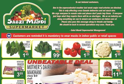 Sabzi Mandi Supermarket Flyer November 26 to December 1