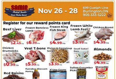 Samir Supermarket Flyer November 26 to 28