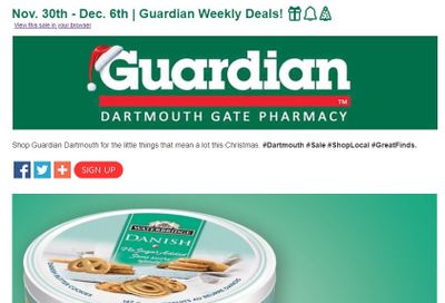 Guardian (Dartmouth Gate) Flyer November 30 to December 6