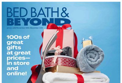 Bed Bath & Beyond Flyer November 30 to December 12