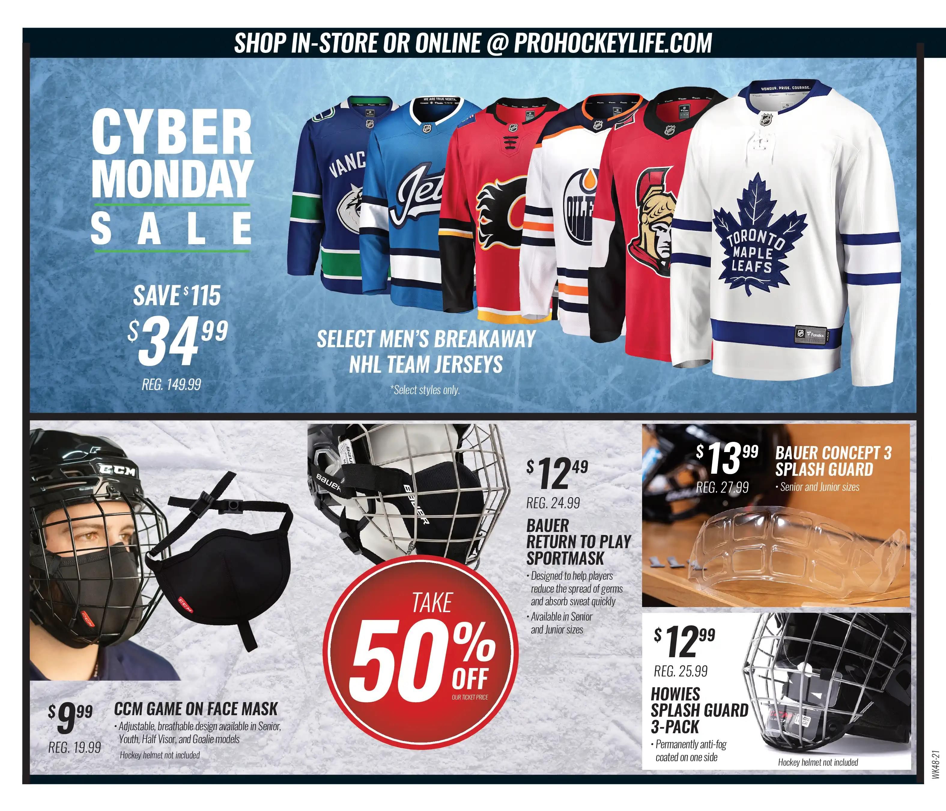 Pro Hockey Life Cyber Monday Flyer November 28 to December 2