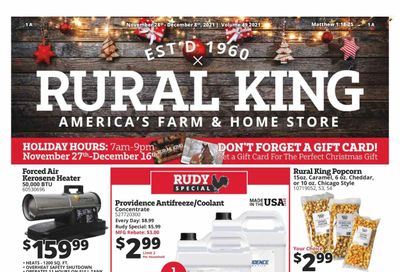 Rural King Weekly Ad Flyer November 29 to December 6