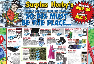 Surplus Herby's Flyer November 29 to December 5