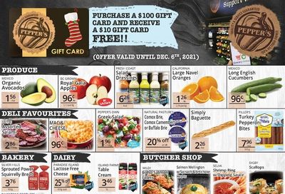 Pepper's Foods Flyer November 30 to December 6
