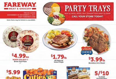 Fareway (IA) Weekly Ad Flyer November 30 to December 7