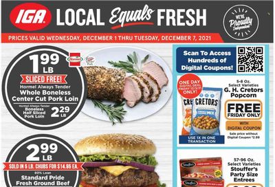 IGA Weekly Ad Flyer November 30 to December 7