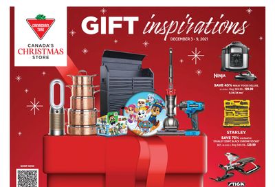 Canadian Tire Gift Inspirations Flyer December 3 to 9
