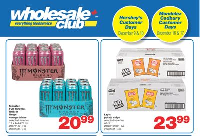 Wholesale Club (West) Flyer December 2 to January 5