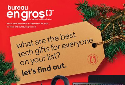 Bureau En Gros Holiday Tech Guide November 3 to December 25