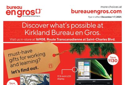 Bureau En Gros Flyer December 1 to 7