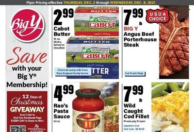 Big Y (MA) Weekly Ad Flyer December 1 to December 8