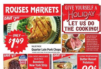 Rouses Markets (AL, LA, MS) Weekly Ad Flyer December 1 to December 8