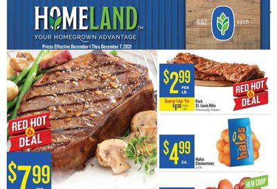 Homeland (OK, TX) Weekly Ad Flyer December 1 to December 8