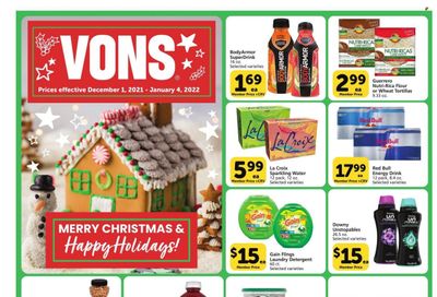 Vons (CA) Weekly Ad Flyer December 1 to December 8