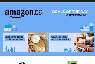 Amazon.ca Cyber Week Flyer December 1 to 2, 2021