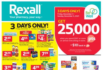 Rexall (West) Flyer December 3 to 9