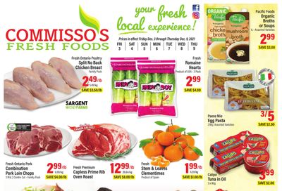 Commisso's Fresh Foods Flyer December 3 to 9