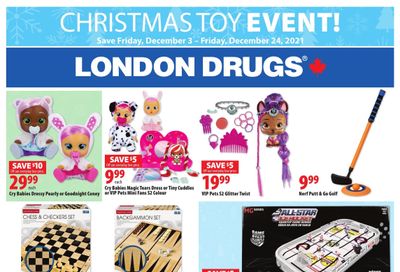 London Drugs Christmas Toy Event Flyer December 3 to 24