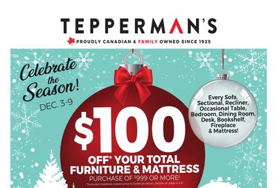 Tepperman's Flyer December 3 to 9