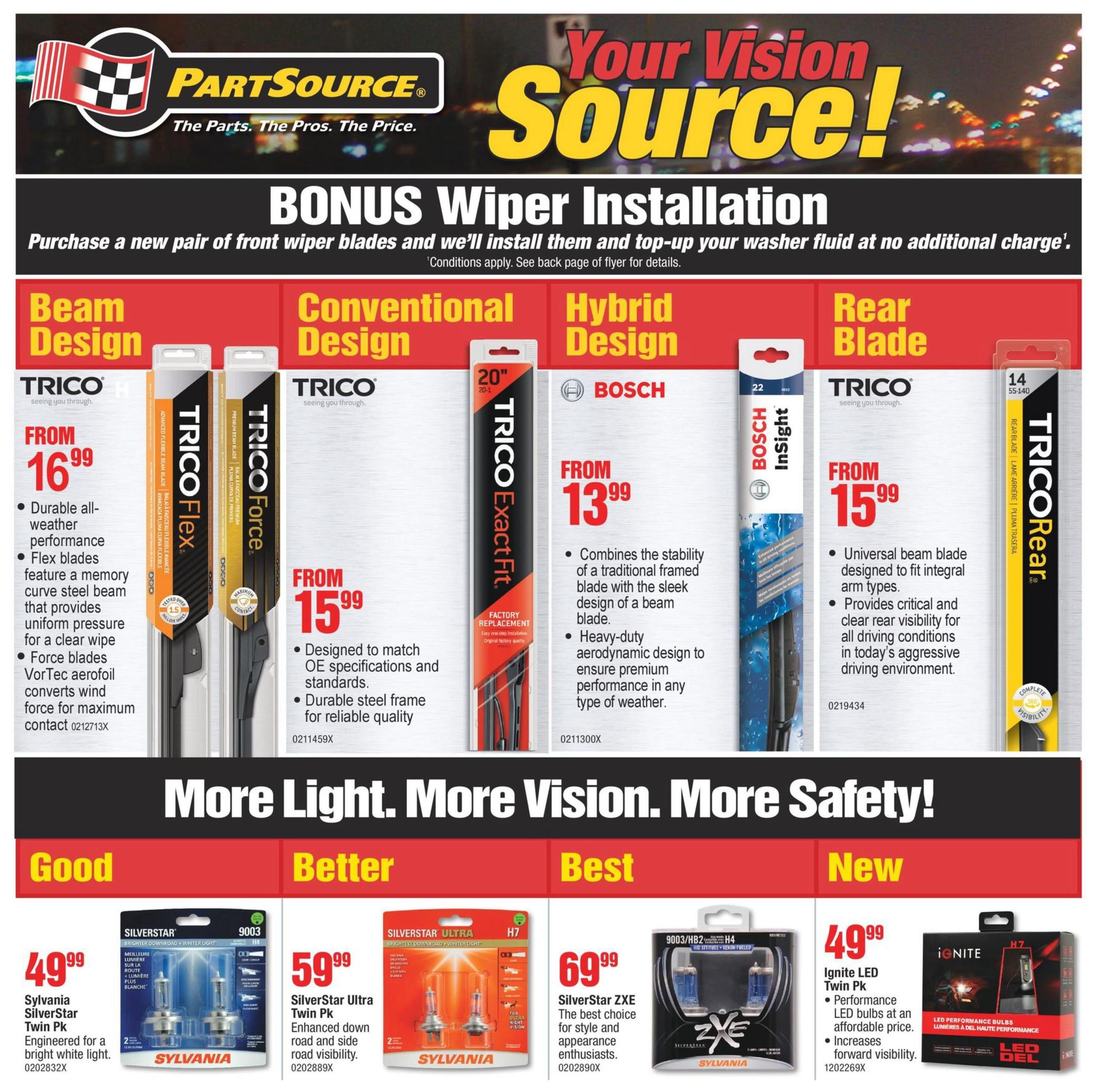 PartSource Flyer December 3 to 8