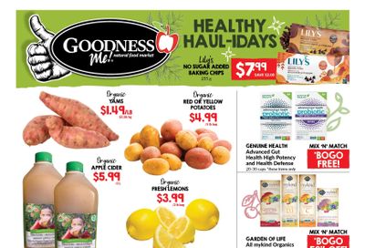 Goodness Me Flyer December 2 to 15