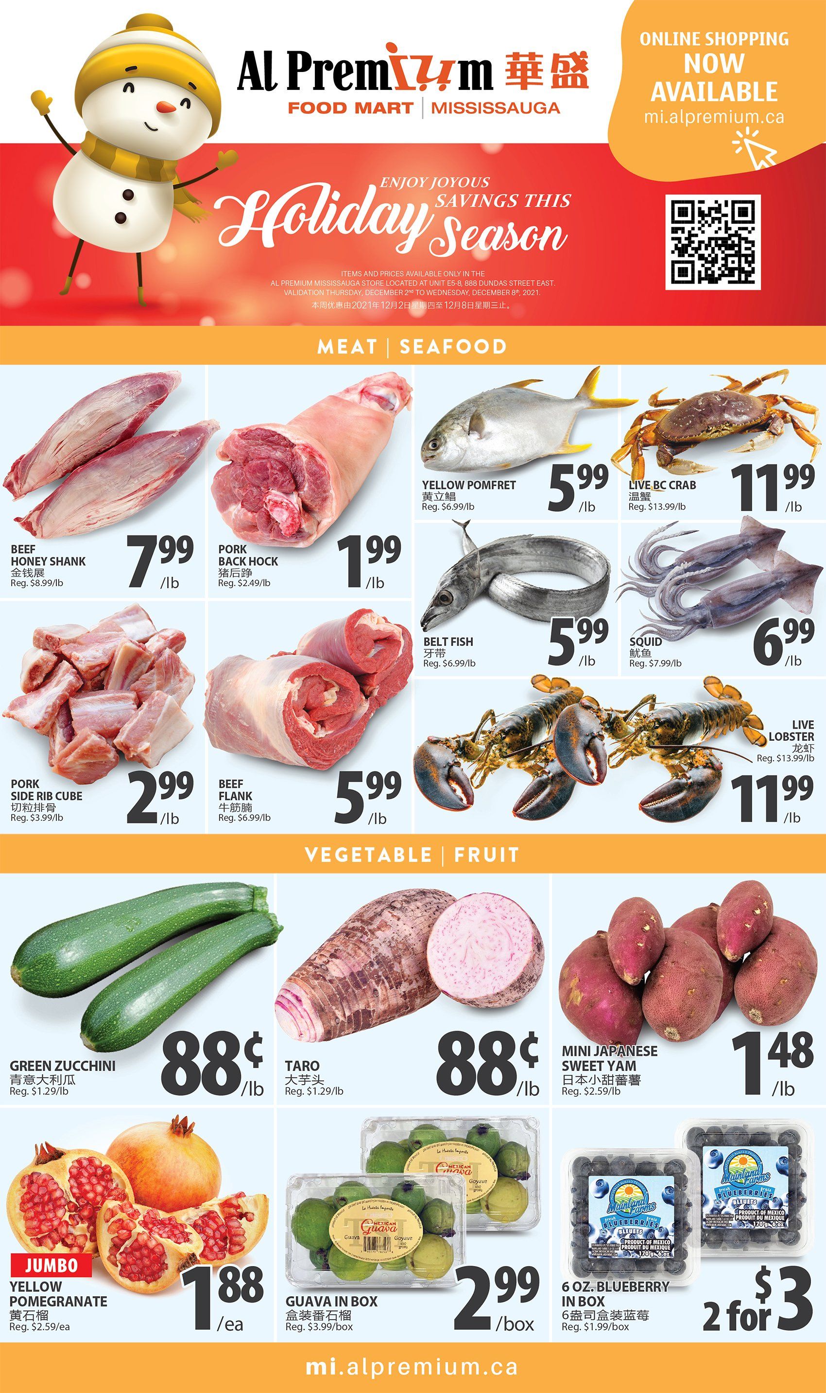 Al Premium Food Mart (Mississauga) Flyer December 2 to 8