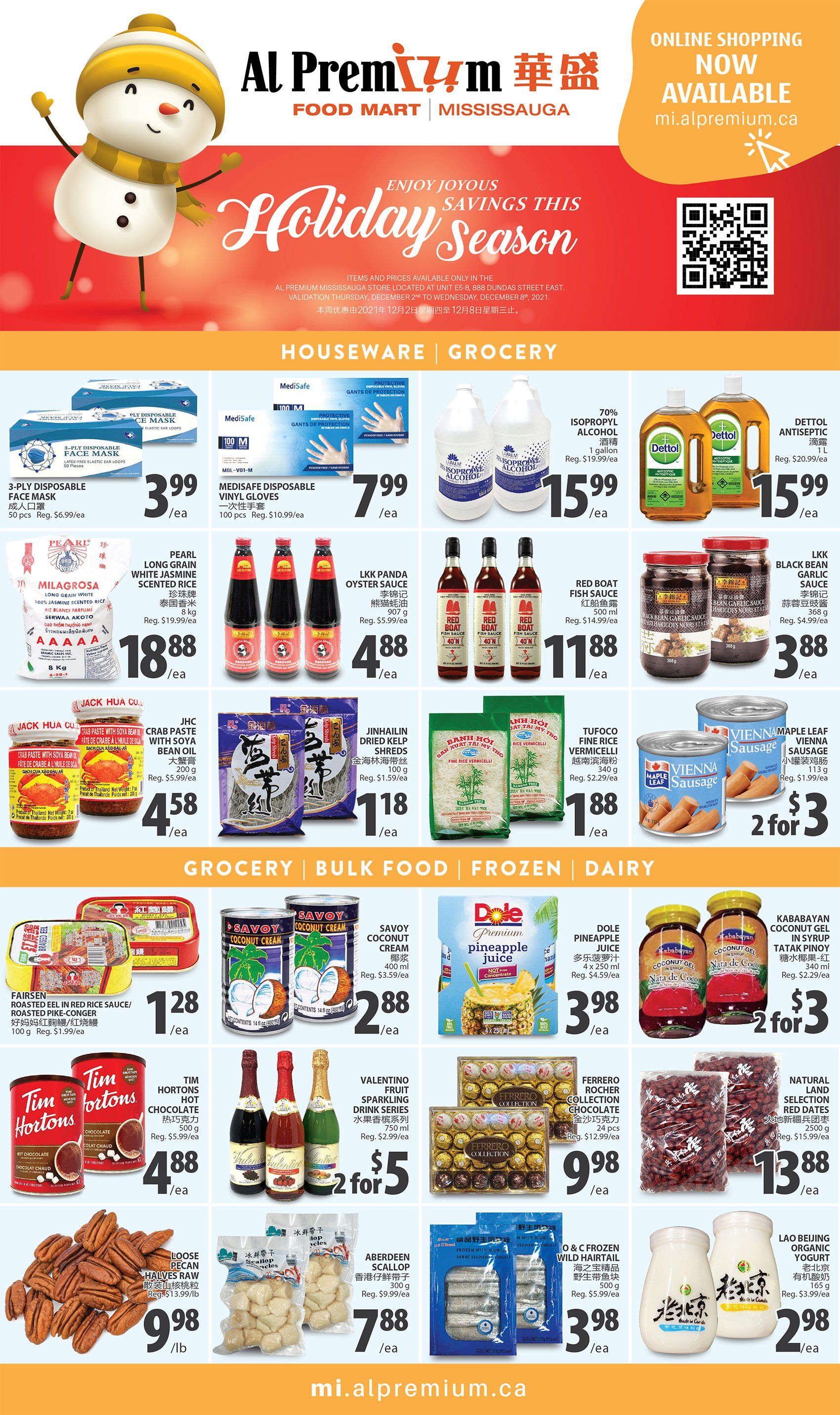 Al Premium Food Mart (Mississauga) Flyer December 2 to 8