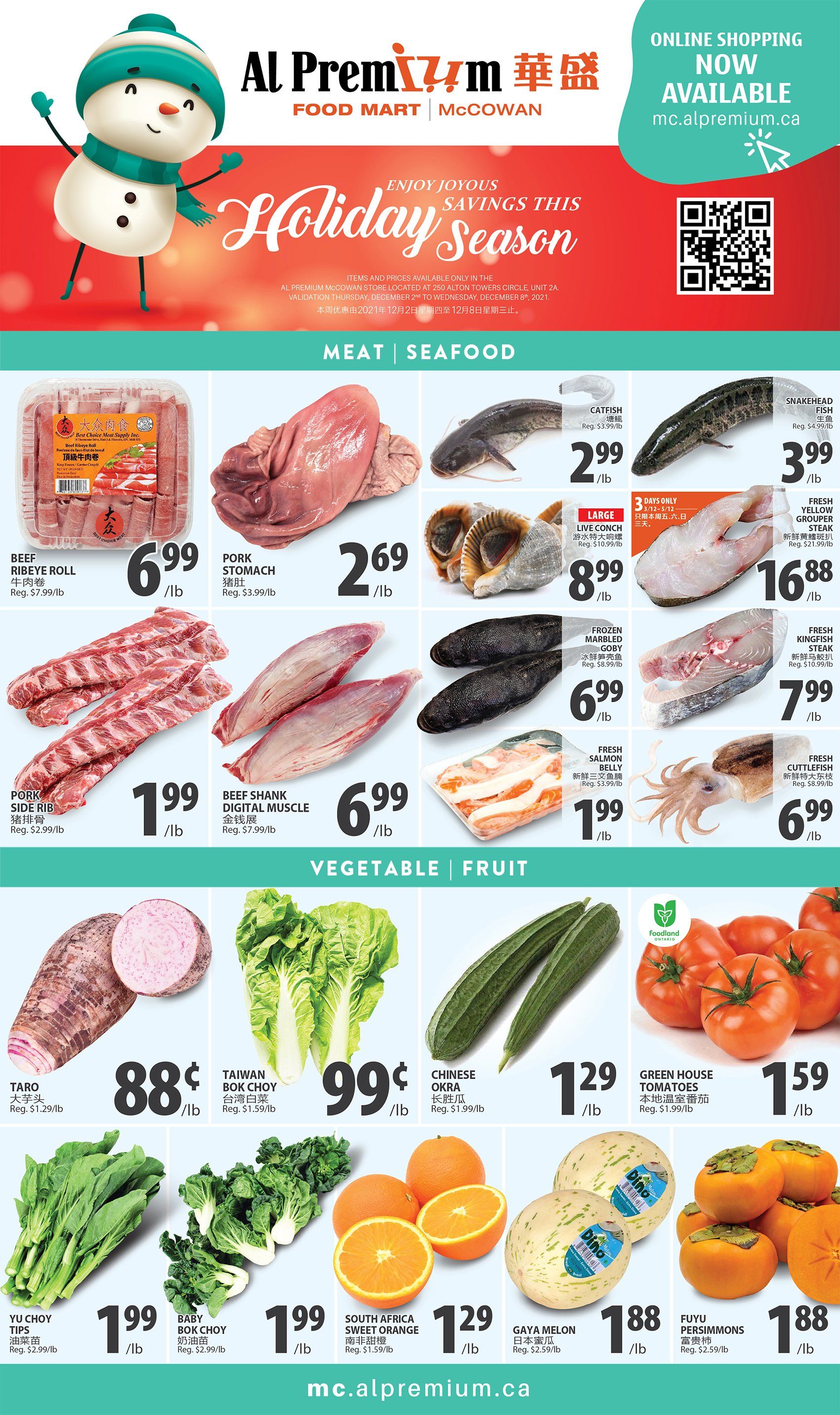 Al Premium Food Mart (McCowan) Flyer December 2 to 8