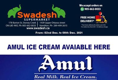 Swadesh Supermarket Flyer December 2 to 8