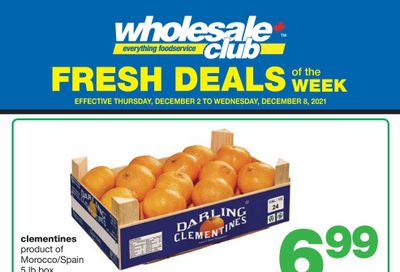 Wholesale Club (Atlantic) Fresh Deals of the Week Flyer December 2 to 8