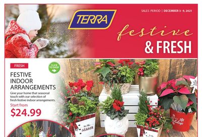 Terra Greenhouses Flyer December 3 to 9
