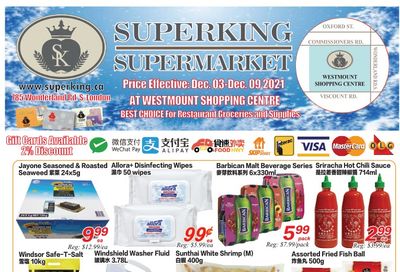 Superking Supermarket (London) Flyer December 3 to 9