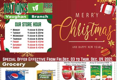 Nations Fresh Foods (Vaughan) Flyer December 3 to 9
