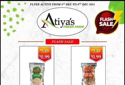 Atiya's Fresh Farm Flyer December 3 to 6